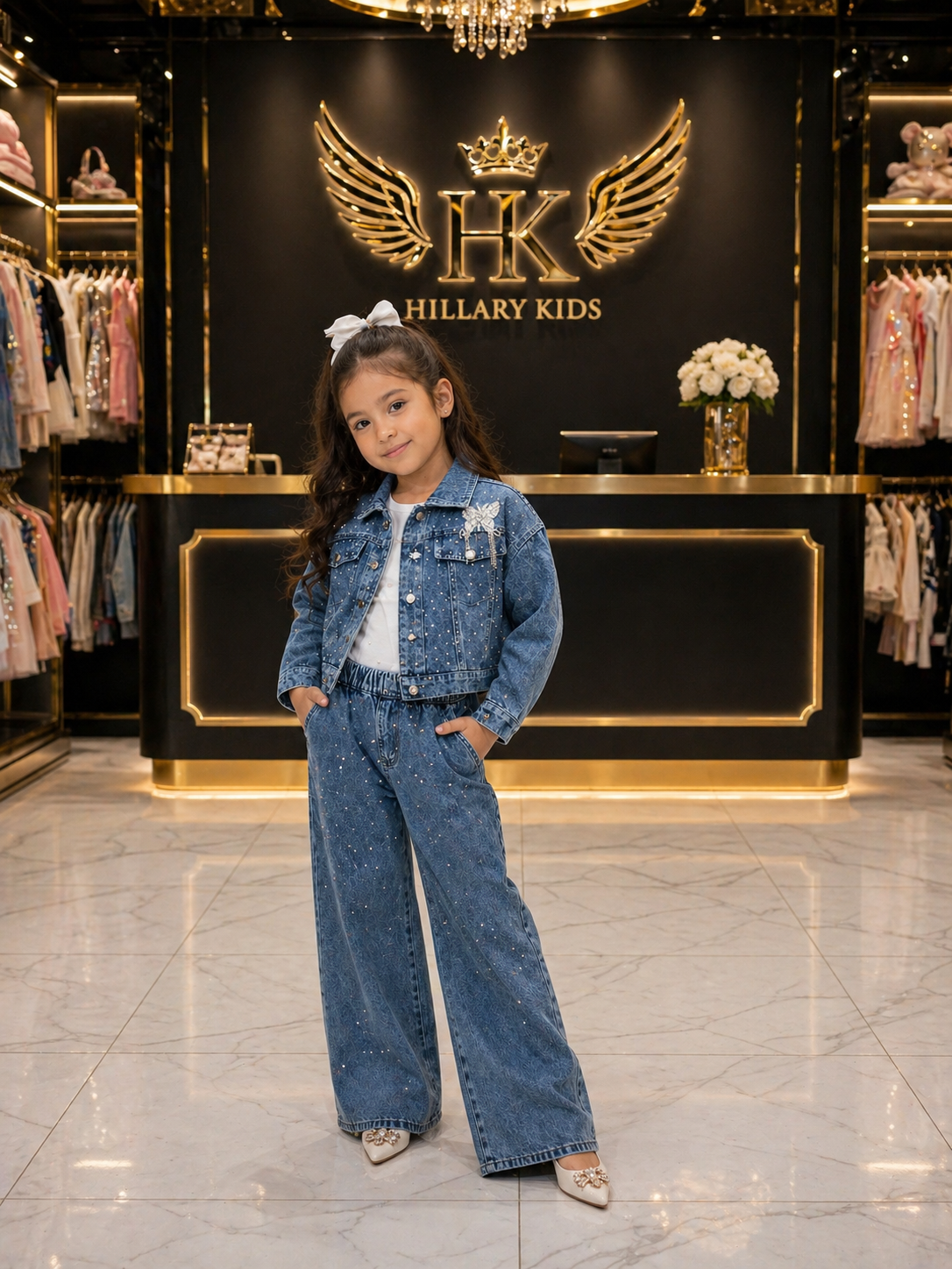 CONJUNTO GOLDEN JEANS BRILLO URBANO