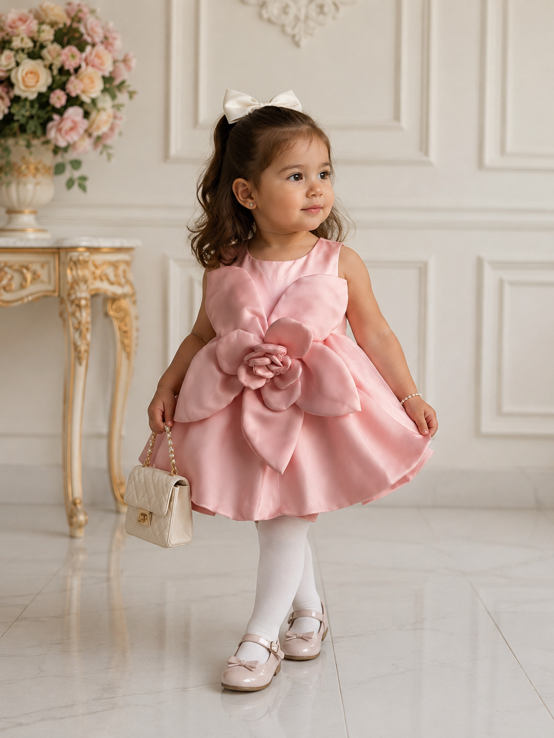 VESTIDO FLOR PRINCESA