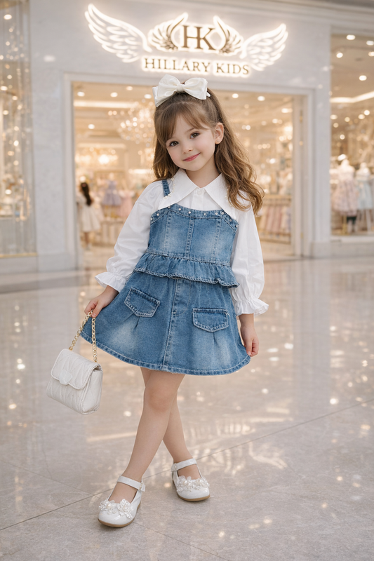 CONJUNTO FALDA BLUE PERL