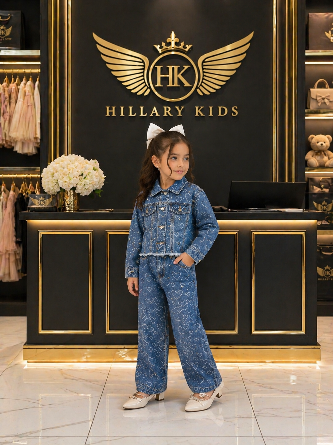 CONJUNTO GOLDEN JEANS CORAZONES