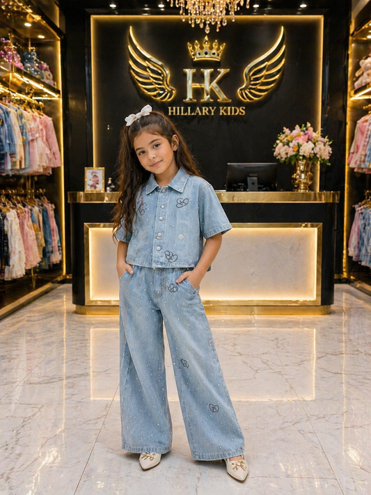 CONJUNTO JEANS CAMISA VAQUERA SHINE