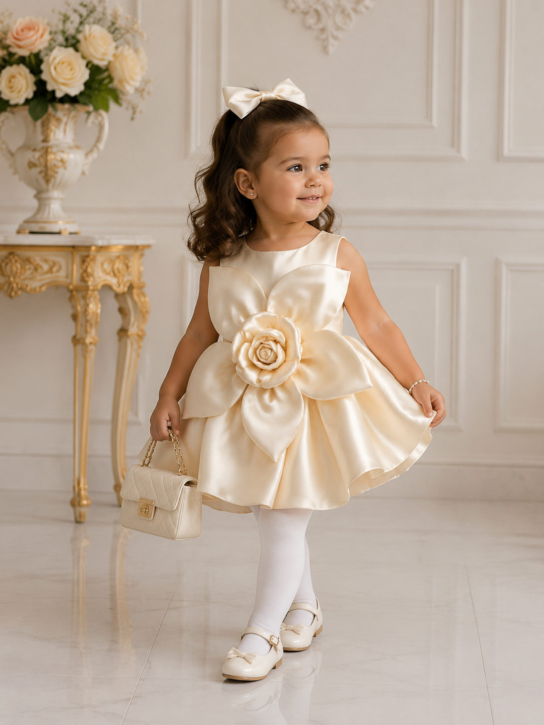 VESTIDO FLOR PRINCESA