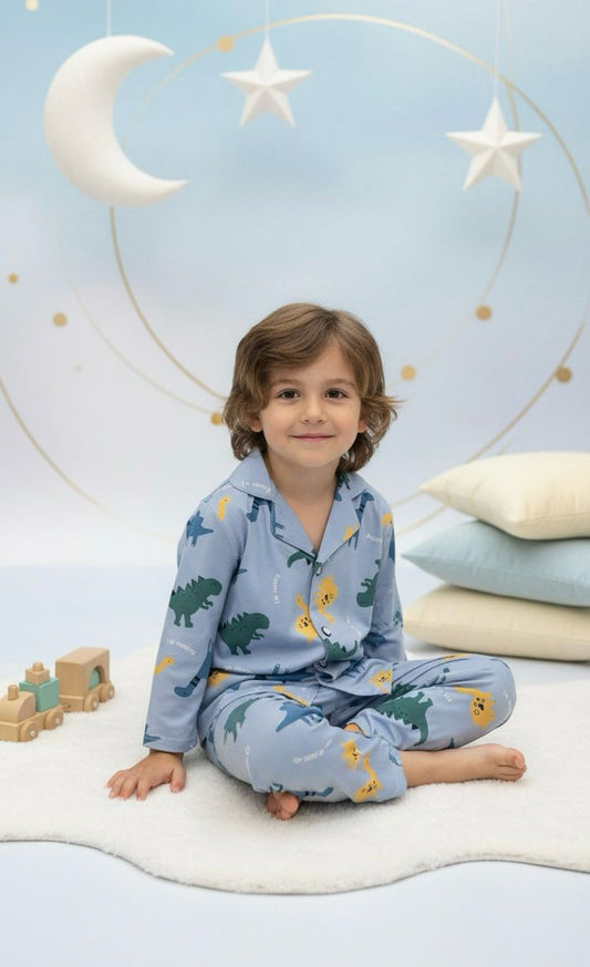PIJAMA DINO CUELLO